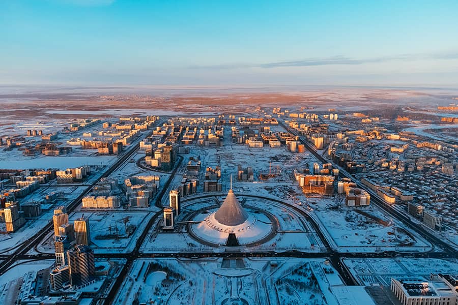 What is the capital city of Kazakhstan?